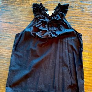 Black sleeveless shirt